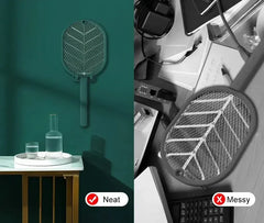 USB Rechargeable Electric Mosquito Swatter Racket