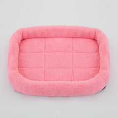 Pet Dog Bed Soft Plush Square Kennel Cat Large Medium Small Dogs Bed Cushion Pet Accessories Cat Dog Sleep Pad House
