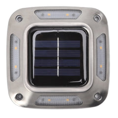 8 LED Solar Ground Light Waterproof IP65 Warm Garden Lamp