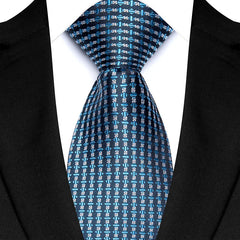 Luxury 8CM Men's Necktie Classic Neck Ties For Man Wedding Business Party Polka Dot Jacquard Woven Ascot Accessories Gift