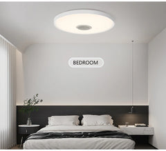 Smart RGB LED Ceiling Light Bluetooth Speaker Remote Control