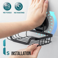 Wall Mounted Soap Holder with Drain