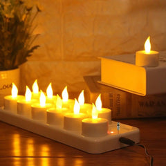 LED Rechargeable Candle Set