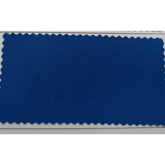 A rectangular fabric swatch in a vibrant royal blue color with a visible diagonal twill weave.