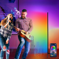 RGB Corner Floor Lamp with Music Sync