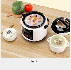 Mini Electric Rice Cooker 2L Portable 200W