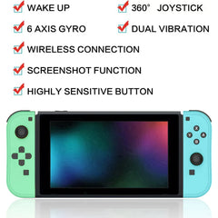 Joy Cons Gamepad For Switch/OLED/Lite Controller Bluetooth Wireless Joystick With Vibration Trubo Wake Up Function