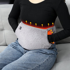 USB Electric Heating Waist Belt Graphene Warm Pad Adjustable