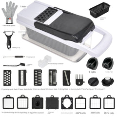 Multi-Functional Grater Vegetable Original Dicer Cut Flower Cut Dicing Planer Vegetable Cutter Machine Salad Shredding Machine Slicing Tool Sets SHOWLU FASHION STORE