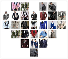 CustomizedNew White And Brown Formal Men Suit Groom Groomsman Wedding Party Prom Business Male Tuxedos 3 Piece Set Blazer Vest P