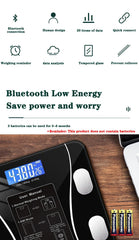 Digital Body Weight Scale Smart Glass Bathroom Scale 200kg