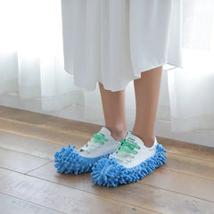 5 Sets Floor Dust Cleaning Slippers Shoes Cleaning Cloth Lazy Mopping Shoes Home Floor Cleaning Microfiber Cloth Cleaning Shoes