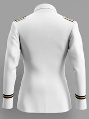 Business High-end Men Suits Slim Fit Peak stand Collar Formal Prom Tuxedos Elegant Double Breasted Striped Cuffs Male Blazers