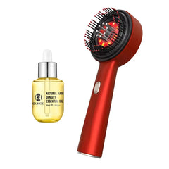 Red Light Scalp Massager Comb with Hair Growth Oil