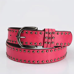 Versatile soft face needle buckle waistband for jeans, fashionable rivet waistband for decoration, paired with dress y2k sweet a