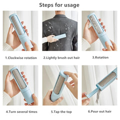 Reusable Pet Hair Remover Roller Manual Lint Cleaner