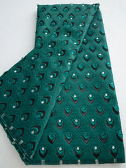 Red Elegant African Damask Brocade Lace Fabric 2025 High Quality 5 Yards Nigerian Jacquard Lace Fabric Gilding for Wedding Dress