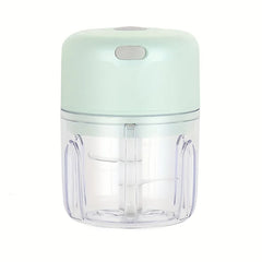 250ml Mini Rechargeable Garlic Chopper Meat Grinder, Durable and Sturdy, Suitable for Crushing Garlic, Chili, Onions, Minced Meat, Nuts and More