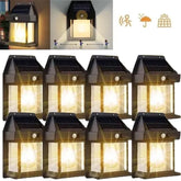 Solar Motion Sensor Outdoor Wall Light