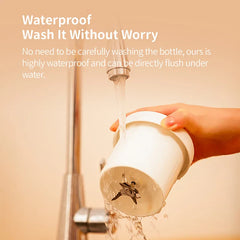 500ml Portable juicer Rechargeable Wireless Fruit Mixer Fresh Juice Bottle Blender 6 Blades Food Milkshake Ice Crush Cup 2400mAh