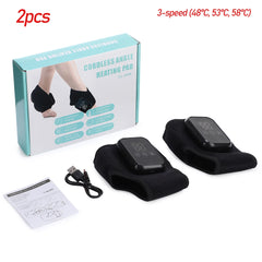 Heating Foot Massager Electric Vibration Relaxation Ankle Massager Warm Ankle Brace Joint Sprain Support Ankle Protection