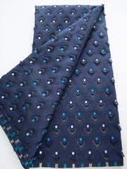 Red Elegant African Damask Brocade Lace Fabric 2025 High Quality 5 Yards Nigerian Jacquard Lace Fabric Gilding for Wedding Dress