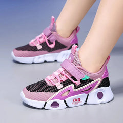 Fashionable Summer Children's Mesh Hollow Casual Shoes Boys' Sports Shoes Breathable, Lightweight, Non slip Tennis Girls' Sports SHOWLU FASHION STORE