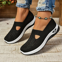 Summer Women's Sneakers Breathable Slip on Walking Shoes Mesh Low Top Womens Vulcanized Shoes Soft Sole Lightweight Women Shoes