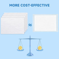 100PCS/Bag Dog Urine Absorbing Paper Pet Absorbent Paper Pet Diaper Urine Pad Quick Dry Wipe Urine Absorbent Paper Pet Supplies