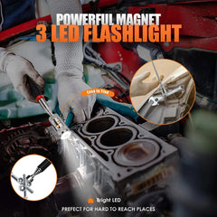 Telescopic Magnetic Pickup Tool with LED Light