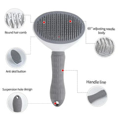 Pet Grooming Slicker Brush Hair Removal Massage Comb