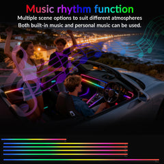 RGB Car Ambient Light Strip 18in1 App Control