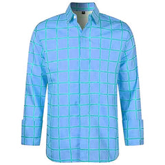 2025 Men's Long Sleeve Shirt Casual Plaid Color Summer New 3D Printed Lapel Shirt Men and Women Fashion Unisex Clothing Tops