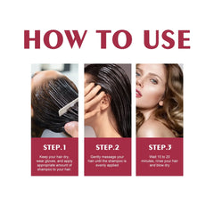 Hair Dyeing Shampoo 3-in-1 Rapid Hair Dyeing Repair Dry Cleaning Nourishing Hair Roots Restoration Hair Coloring Black Shampoo