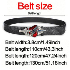 Retro Men's Belt Bohemian Style - Fashion Personalized Belt For Men Women Punk Rock Y2K Belts - For Jeans, Dresses & Casual Wear