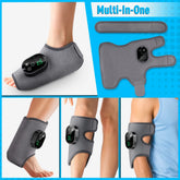 Electric Heating Vibration Foot Ankle Massager Elbow Relax Muscles Winter Massager Type-C Rechargeable Adjustable Strap Massager