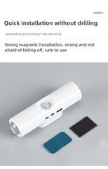 Rechargeable Motion Sensor LED Cabinet Light Magnetic USB Under Counter Closet Night Light