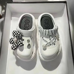 Summer Women Slippers Platform Clogs Outdoor Garden Shoes Female Pool Sandals Bathroom Flip Flops Mules Ladies Beach Slides SHOWLU FASHION STORE