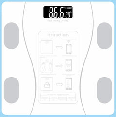 Digital Body Weight Scale Smart Glass Bathroom Scale 200kg