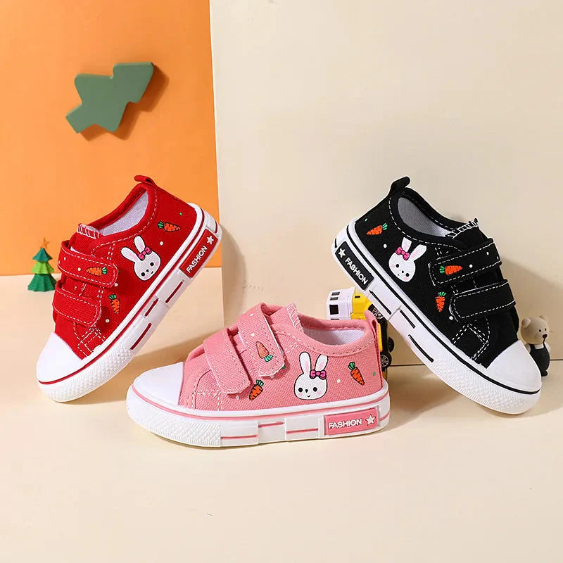 New Fashio Kid Shoe Boy Sneaker Shoe Spring Autumn Children Cartoon Canvas Sports Shoes Boys Girls Baby Board Shoes with Leisure SHOWLU FASHION STORE