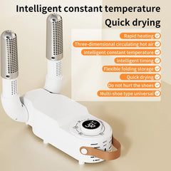 Electric Shoe Dryer 150W Portable Deodorizer Timer