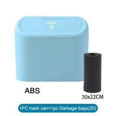 Car Trash Can with Lid