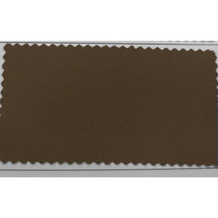 A rectangular fabric swatch in a solid dark brown color with a visible diagonal twill weave.
