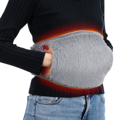 USB Electric Heating Waist Belt Graphene Warm Pad Adjustable