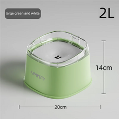 Spill Proof Water Bowl for Dogs 2000ml Large Capacity Slow Drinking Bowl for Messy Drinkers Pet Puppy Kitten Drinking Dispenser