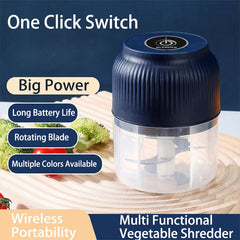 Mini Electric Blender Portable 3 Blade 250ml Cup