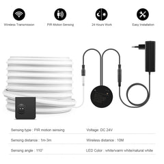COB Motion Sensor LED Strip Light Kit