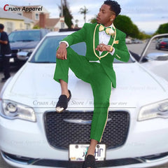 Classic Men Suit Sets Formal Activities Tailor-made Slim Fit Outfits Wedding Elegant Groomsman Costumes Blazer Pants 2 Pieces