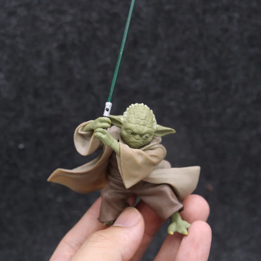 Star War Mandalorian Master YODA with Sword Action Figure Toys