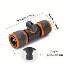 Quick Connect Shutoff Valve Hose Adapter